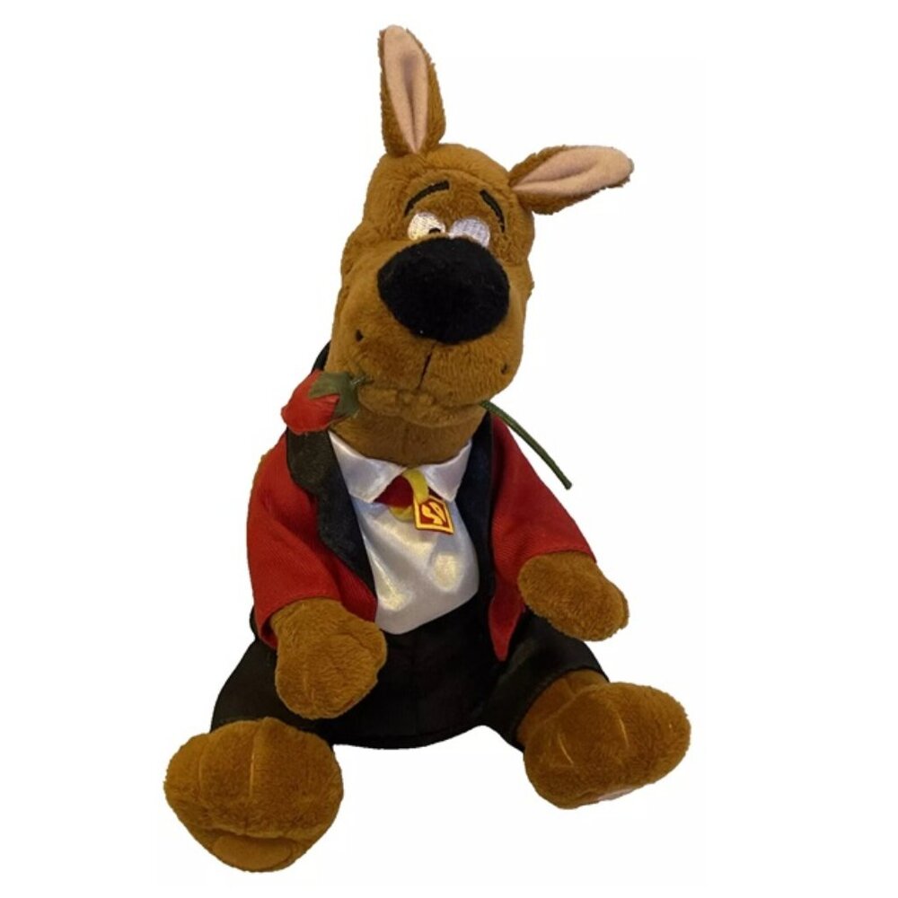 Scooby Doo Red Tuxedo Animated Singing Dancing Plush 2005 How Do Fools Fall In L